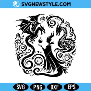 Maleficent Villains Mandala SVG