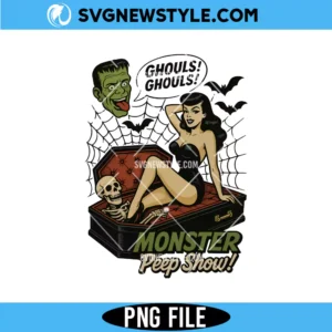 Monster Peep Show Png Clipart, Halloween Peep PNG, Digital Download