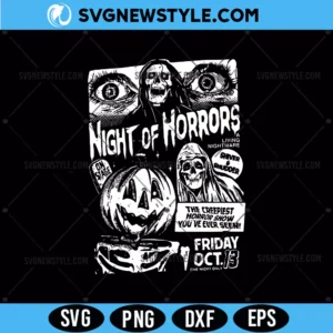 Night of Horrors Svg