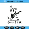 Rock and Roll Cat SVG