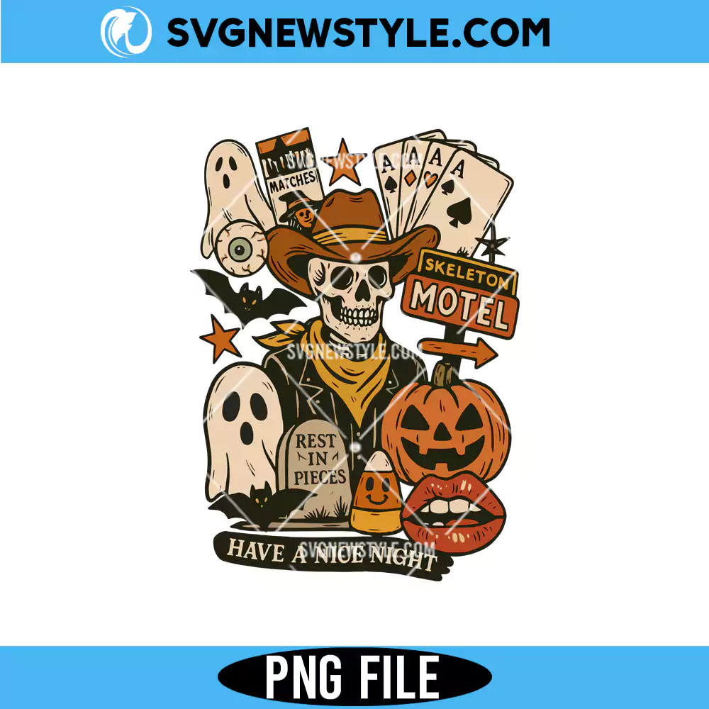 Spooky Western Skeleton Collage PNG, Halloween Cowboy Png, Digital Download 1 Spooky Western Skeleton Collage PNG