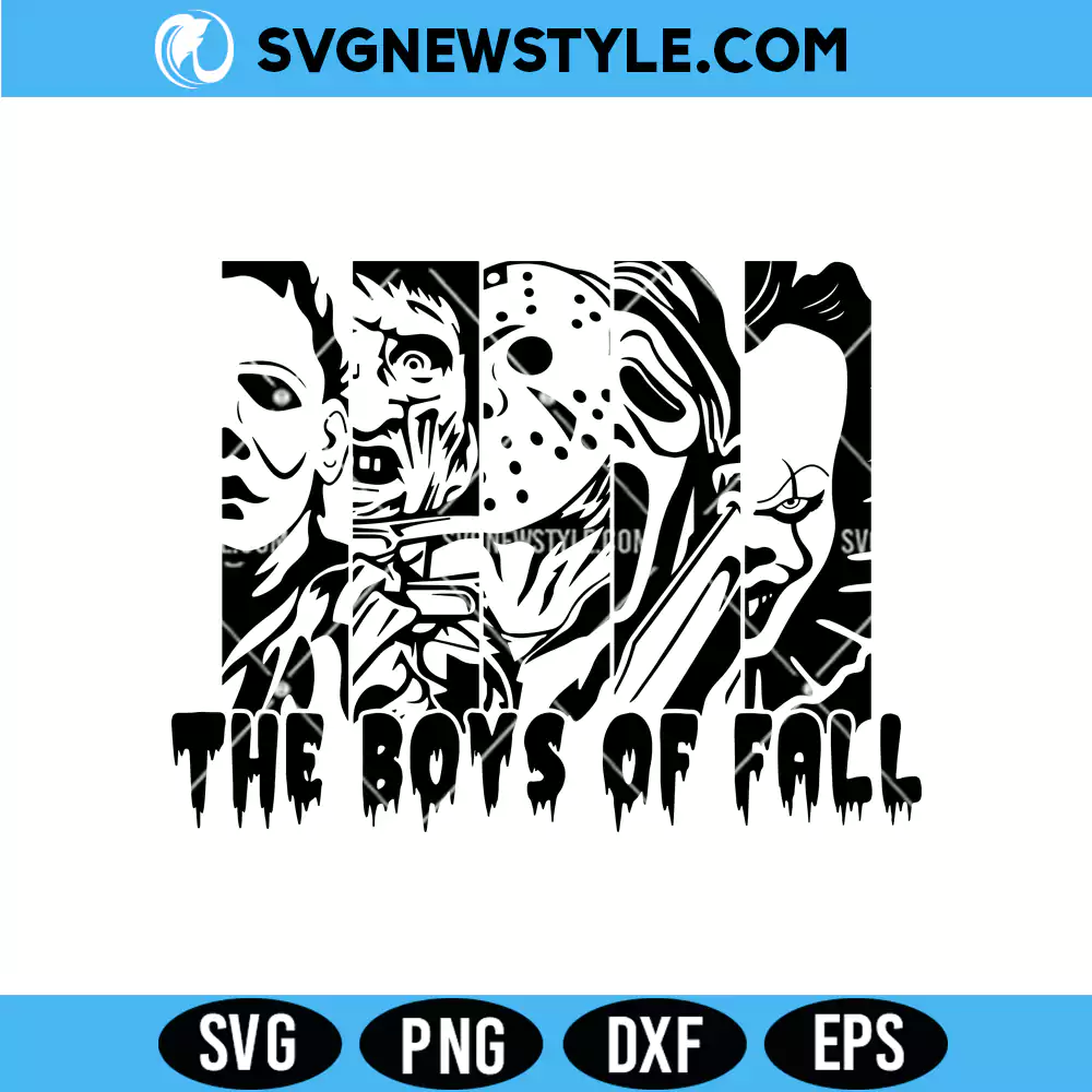 The Boys Of Fall Halloween SVG, Halloween Horror Svg, PNG, DXF, EPS Digital Download 1 The Boys Of Fall Halloween SVG