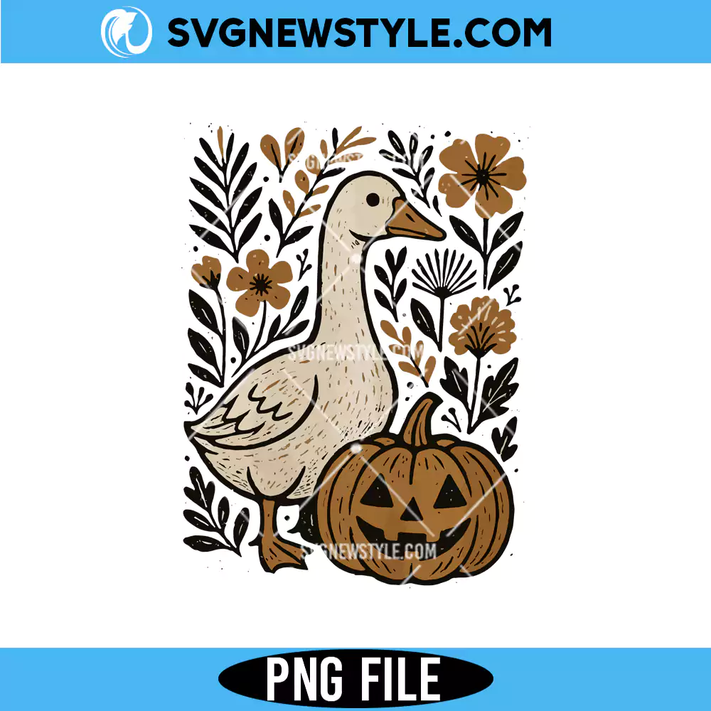 Goose Halloween Fall Png, Funny goose Halloween Png, Digital Download 1 Goose Halloween Fall Png