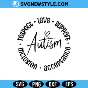 Autism Acceptance SVG