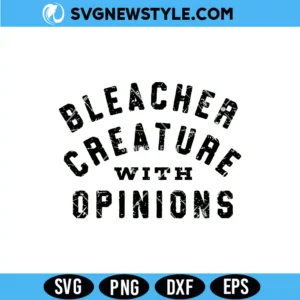 Bleacher Creature With Opinions Svg
