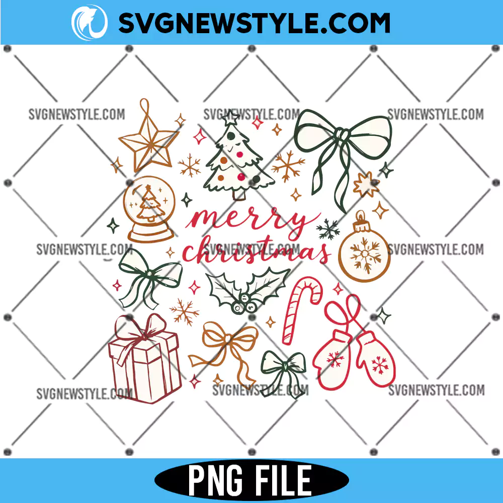 Brushstroke Christmas Bow Png, Christmas Coquette Png, Digital Download 1 Brushstroke Christmas Bow Png