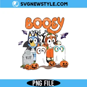 Bluey Spooky Season PNG