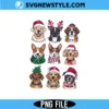 Christmas Dogs PNG