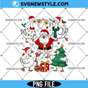 Cute Goose Christmas Png