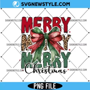 Leopard Coquette Christmas Png