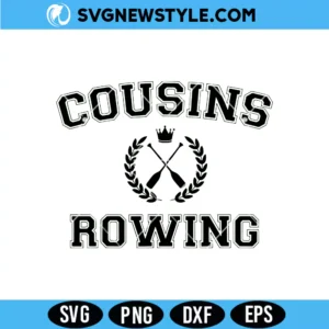 Cousins Rowing Svg