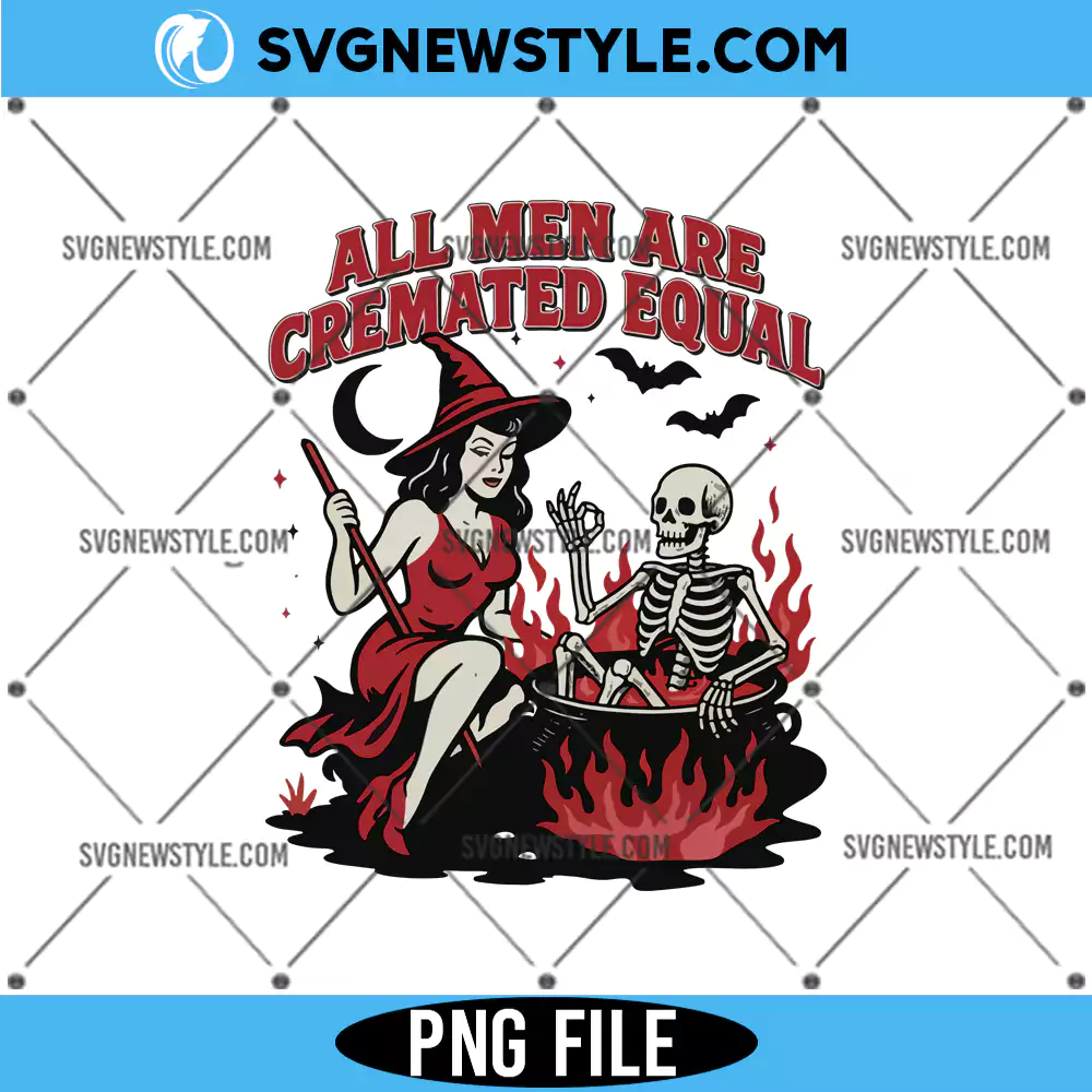 Cremated Men PNG, Funny Woman Halloween png, Instant Digital Download 1 Cremated Men PNG