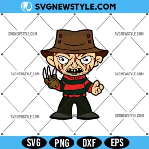Freddy Krueger Halloween SVG PNG
