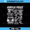 Horror Movie Png, Halloween 2025 Png, Digital Download for Cricut 3 Horror Movie Png