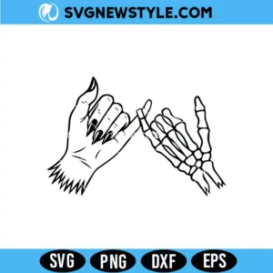 Skeleton Peace Sign svg