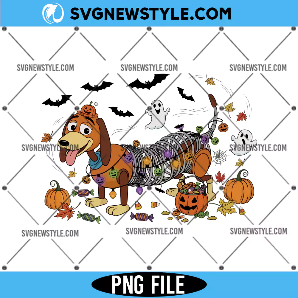 Halloween Slinky Dog Png, toy story halloween png, Digital Download 1 Halloween Slinky Dog Png