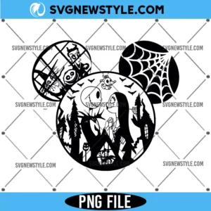 Jack Skellington Mickey Svg