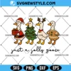 Just a Jolly Goose Svg, Santa Goose Svg, PNG, DXF & EPS Digital Download 3 Just a Jolly Goose Svg