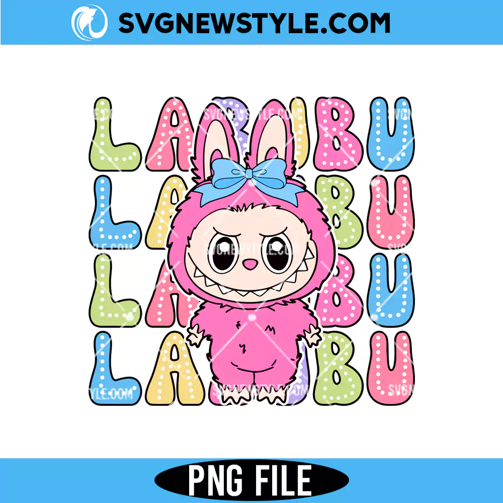 La Bubu Monster Png, La Bubu character PNG, Digital Download 1 La Bubu Monster Png