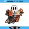 Patchwork Ghost PNG, Halloween Ghost PNG, Cute Ghost PNG, Digital Download 3 Patchwork Ghost PNG