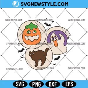 Pillsbury Halloween Cookies Svg, Pumpkin Svg, PNG DXF EPS Digital Download
