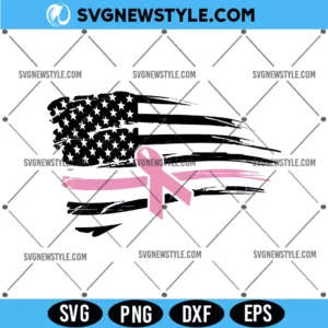 Pink Awareness Ribbon SVG