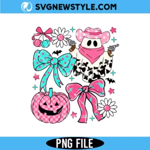 Pink Cowboy Ghost Coquette Png, Howdy Cowgirl Png, Digital Download