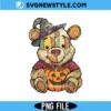Preppy Halloween Pooh Png