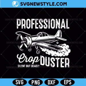 Professional Crop Duster Svg