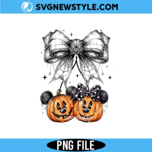 Pumpkin Mouse And Friends Png, Pumpkin Cheeries Coquette Png, Digital Download