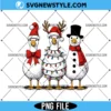 Retro Christmas Goose Png