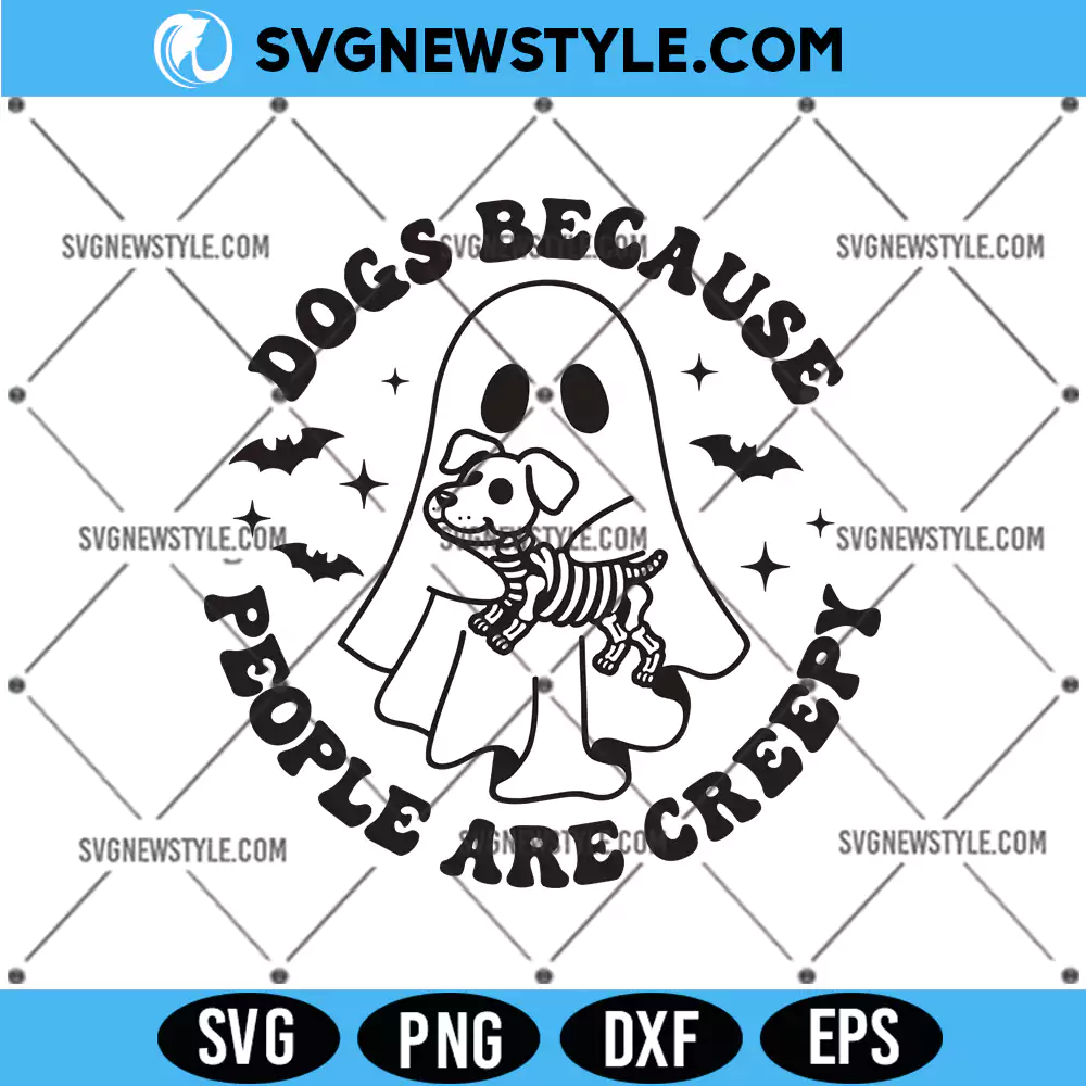 Halloween Dog Mom SVG, Halloween Cute Ghost Svg, PNG DXF EPS Digital Download 1 Halloween Dog Mom SVG