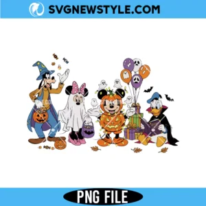 Retro Halloween Mickey PNG