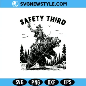 Safety Third Svg, Yellowstone Park Svg, PNG DXF EPS &ndash; Digital Download