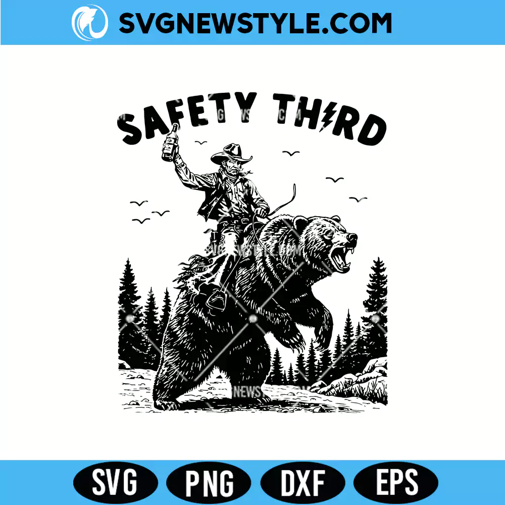 Safety Third Svg, Yellowstone Park Svg, PNG DXF EPS – Digital Download 1 Safety Third Svg