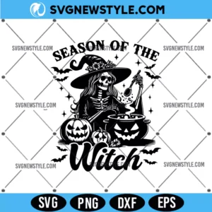 Season Of The Witch SVG, Witch Quote SVG, PNG DXF EPS Digital Download