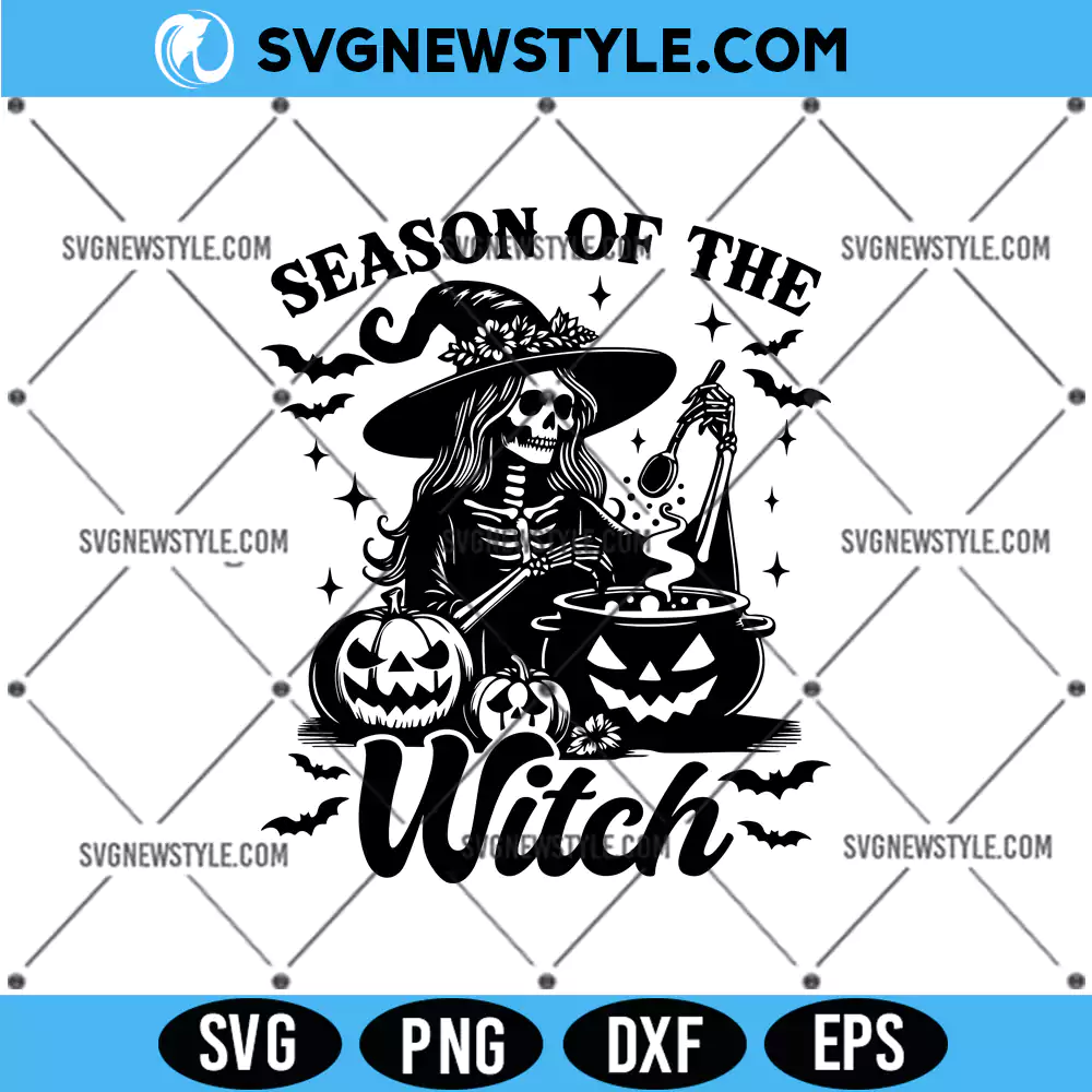 Season Of The Witch SVG, Witch Quote SVG, PNG DXF EPS Digital Download 1 Season Of The Witch SVG