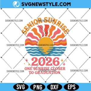 Senior Sunrise 2026 SVG