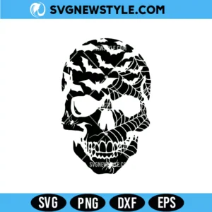 Skull Halloween SVG PNG