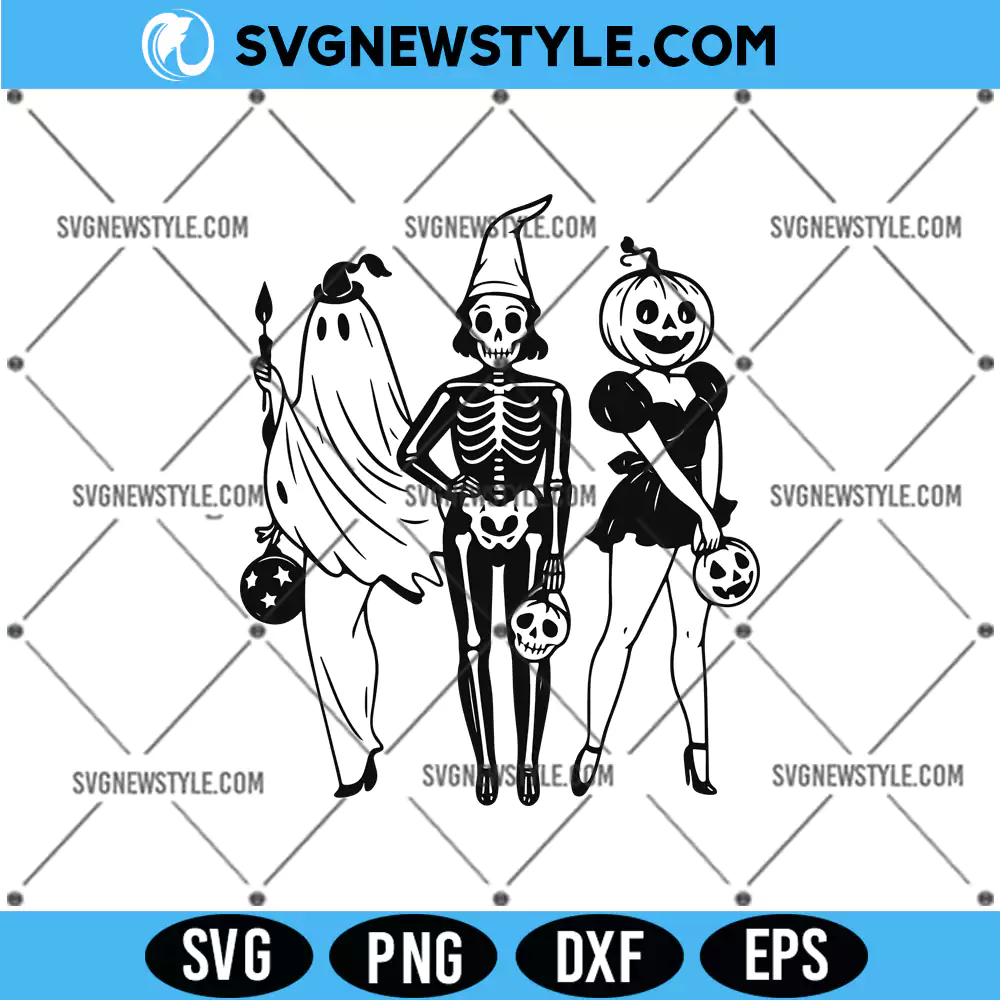 Spooky Girl Squad Svg, The Golden Ghouls Svg, PNG DXF EPS, Digital Download 1 Spooky Girl Squad Svg