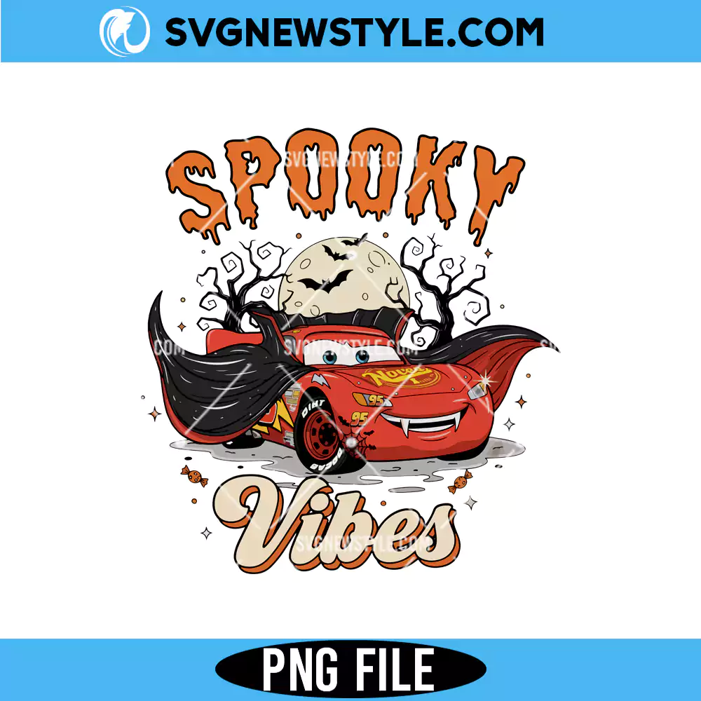 Spooky Vibes Halloween Png File, Trendy Halloween Png, Digital Download 1 Spooky Vibes Halloween Png File