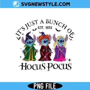 Stitch Hocus Pocus PNG, Halloween Stitch PNG, Digital Download