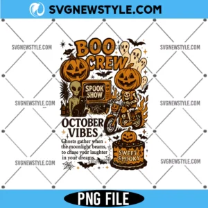 Retro October 31 with Skeletons Png