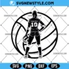 Volleyball Girl Player Svg
