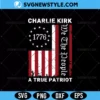 American Flag Charlie Kirk Svg