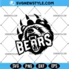 Bears School Spirit Svg, Bears Mascot SVG, PNG DXF EPS, Digital Download 3 Bears School Spirit Svg