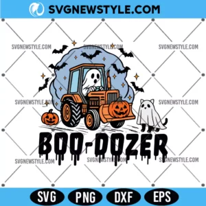 Boo Dozer SVG