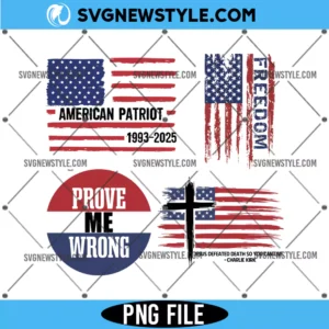 Charlie Kirk Png Bundle