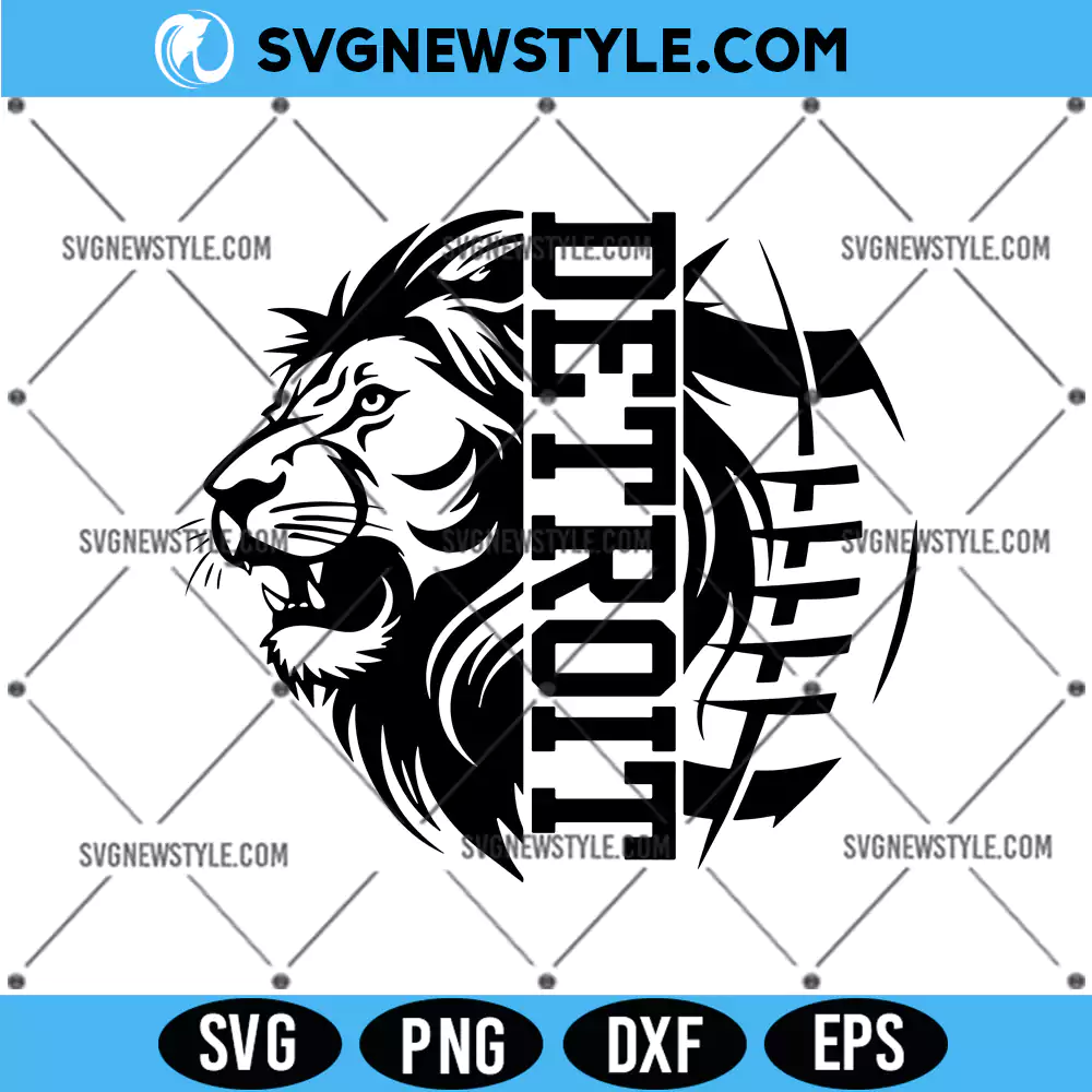NFL Detroit Lions SVG, Detroit Lions Football SVG, PNG DXF EPS Digital Download 1 NFL Detroit Lions SVG