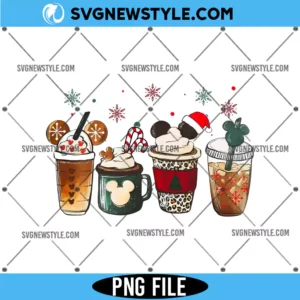 Disney Christmas Coffee Png